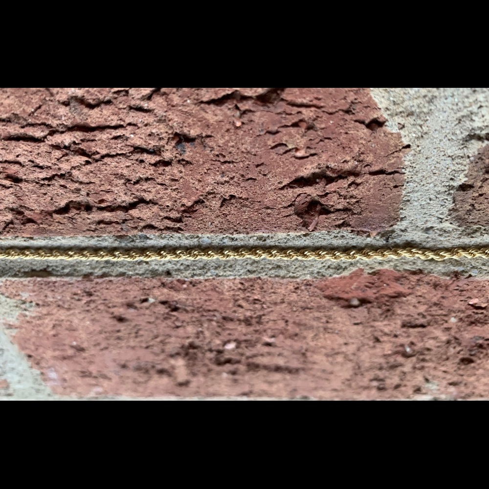 14K Gold Rope Necklace